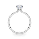 Diamond Round Halo Engagement Ring