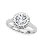 1.0 CT Round Diamond Engagement Solitaire Ring