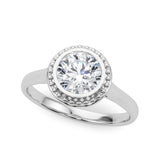 1.0 CT Round Diamond Engagement Solitaire Ring