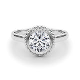 1.0 CT Round Diamond Engagement Solitaire Ring