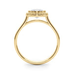 18K Yellow Gold 1 CT Diamond Engagement Ring