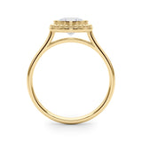 18K Yellow Gold 1 CT Diamond Engagement Ring