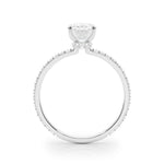 Oval Diamond Halo Engagement Ring