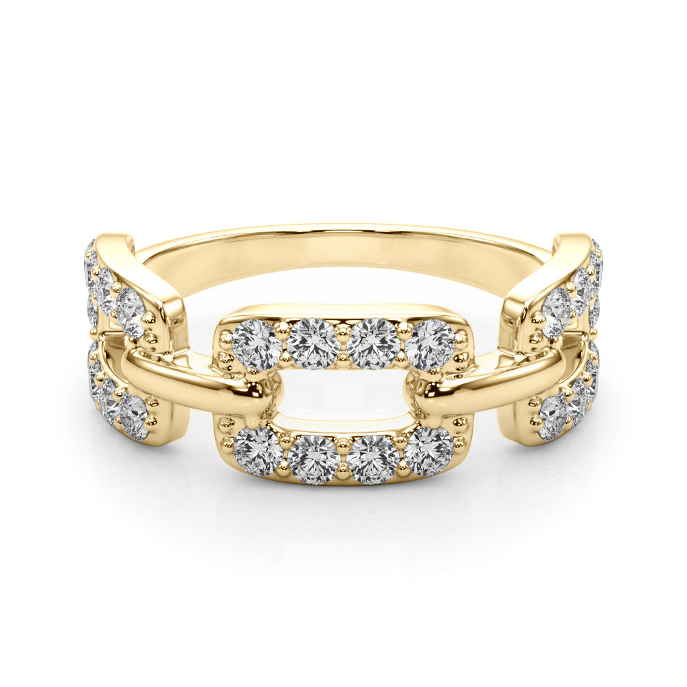 14K Yellow Gold Multi-Diamond Ring