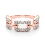 14K Rose Gold Multi-Diamond Ring