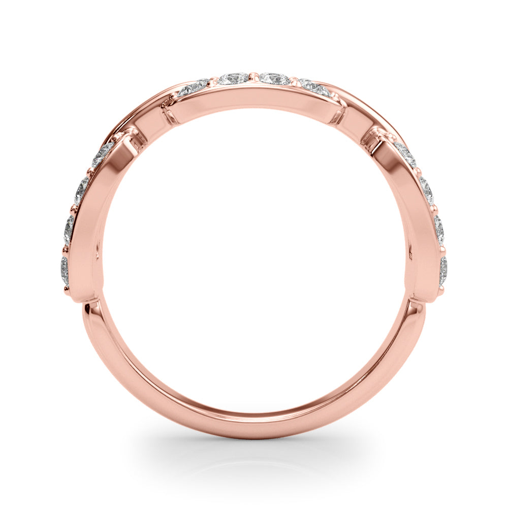 14K Rose Gold Multi-Diamond Ring
