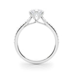 1.0 CT Round Diamond Single Row Ring