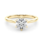14K Yellow Gold 1 CT Diamond Engagement Ring