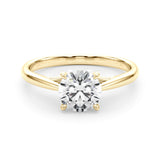 14K Yellow Gold 1ct Diamond Solitaire Engagement Ring