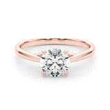 14K Rose Gold 1 CT Diamond Engagement Ring