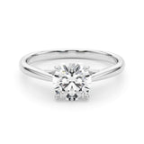 1.0 CT Round Diamond Solitaire Engagement Ring