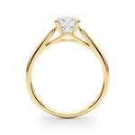 14K Yellow Gold 1ct Diamond Solitaire Engagement Ring
