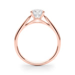 14K Rose Gold 1 CT Diamond Engagement Ring