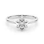 1.0 CT Round Diamond Solitaire Engagement Ring