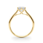 18K Yellow Gold 1ct Diamond Solitaire Engagement Ring