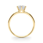 14K Yellow Gold 1ct Diamond Solitaire Engagement Ring