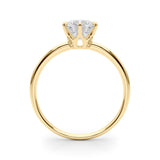 14K Yellow Gold 1ct Diamond Solitaire Engagement Ring