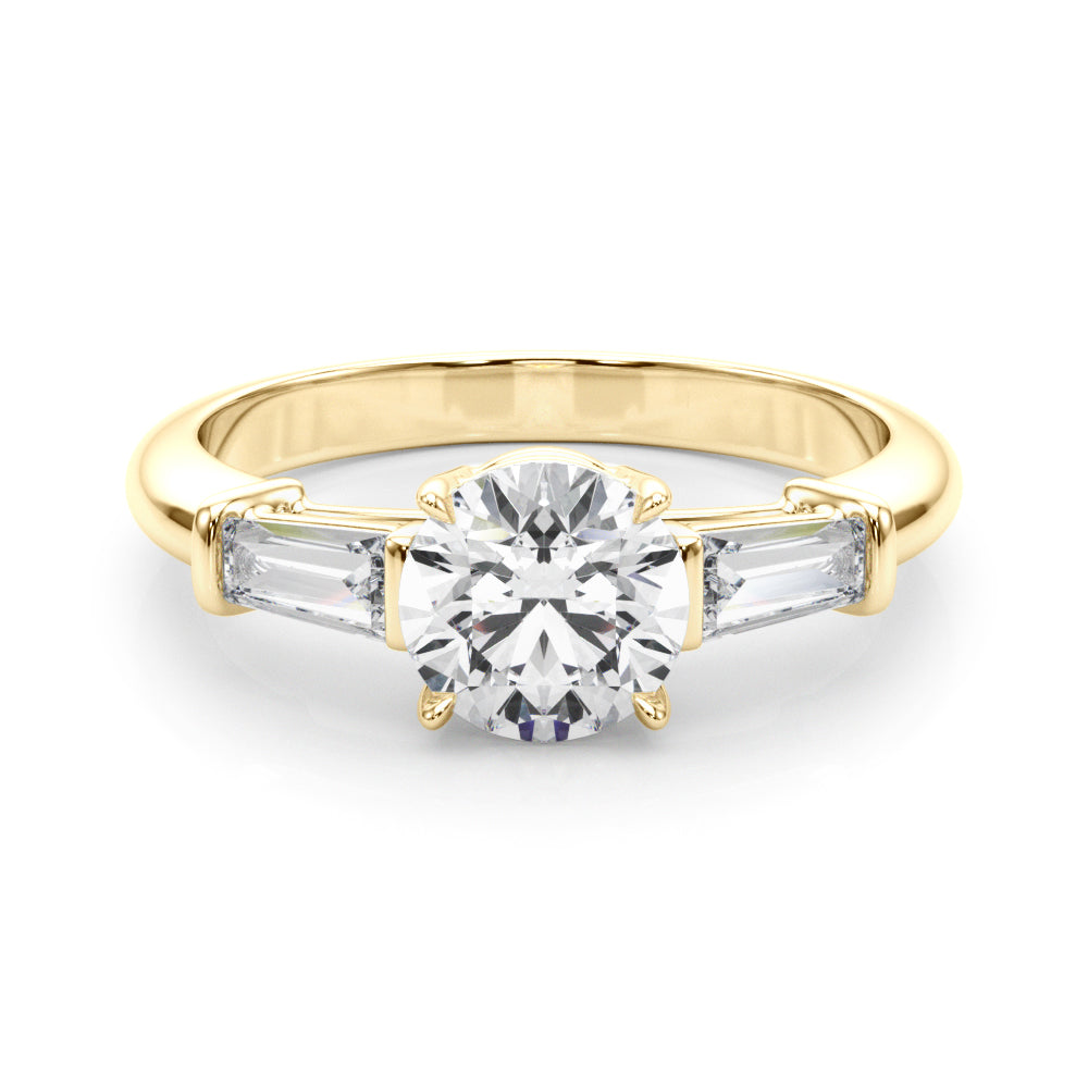 14K Yellow Gold Diamond Engagement Ring 1.5ctw