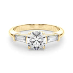 14K Yellow Gold Diamond Engagement Ring 1.5ctw