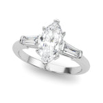 Marquise Diamond Engagement Ring
