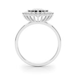 Round Diamond Halo Engagement Ring