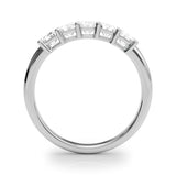 Multi-Diamond Emerald Cut Engagement Ring