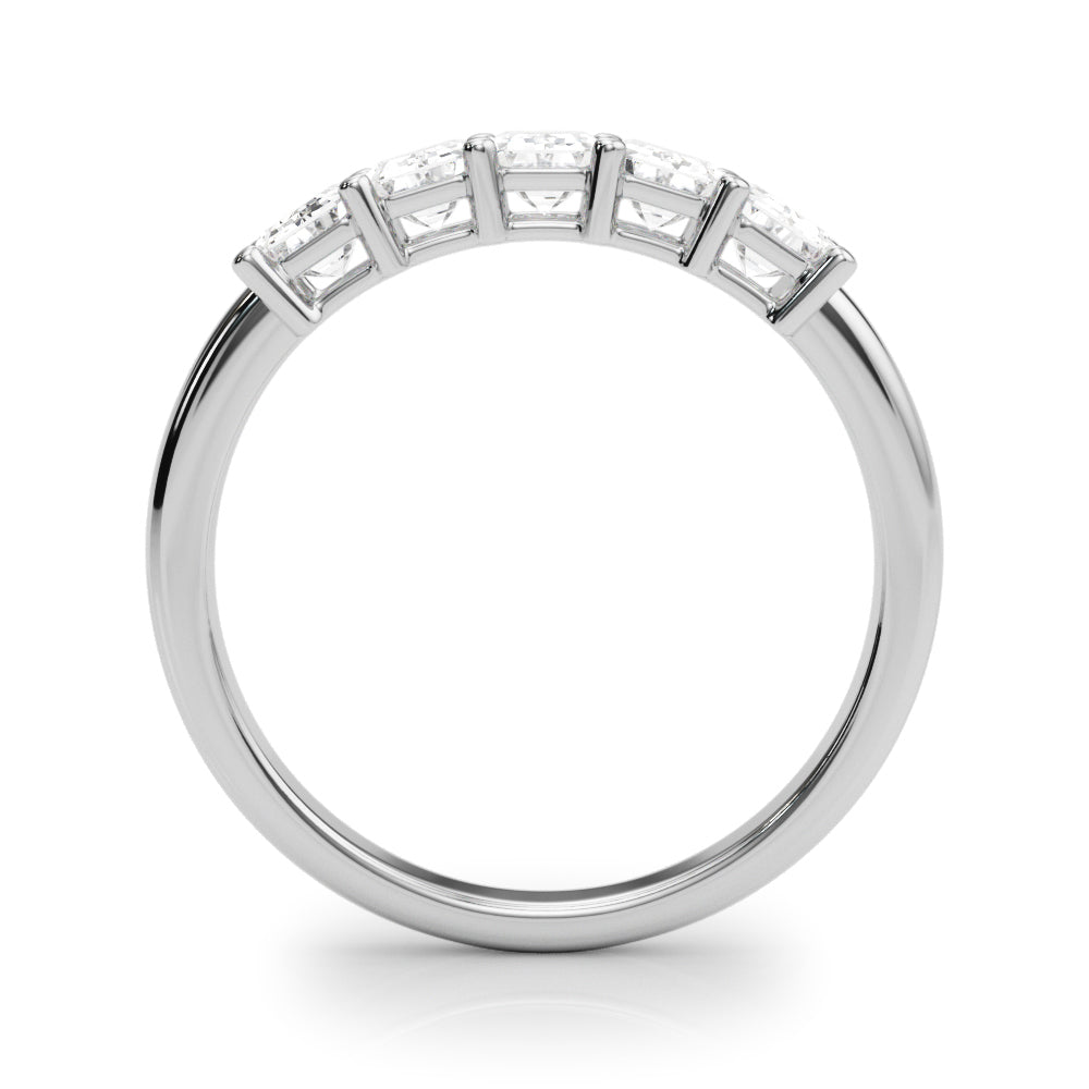 Multi-Diamond Emerald Cut Engagement Ring