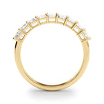 14K Yellow Gold Multi-Diamond Emerald Ring