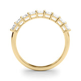 14K Yellow Gold Multi-Diamond Emerald Ring
