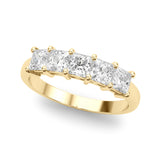 18K Yellow Gold Multi-Diamond Wedding Ring