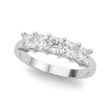Princess Diamond Multi-Stone Wedding Ring