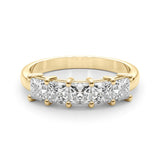 18K Yellow Gold Multi-Diamond Wedding Ring