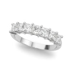 Multi-Diamond Square Engagement Ring
