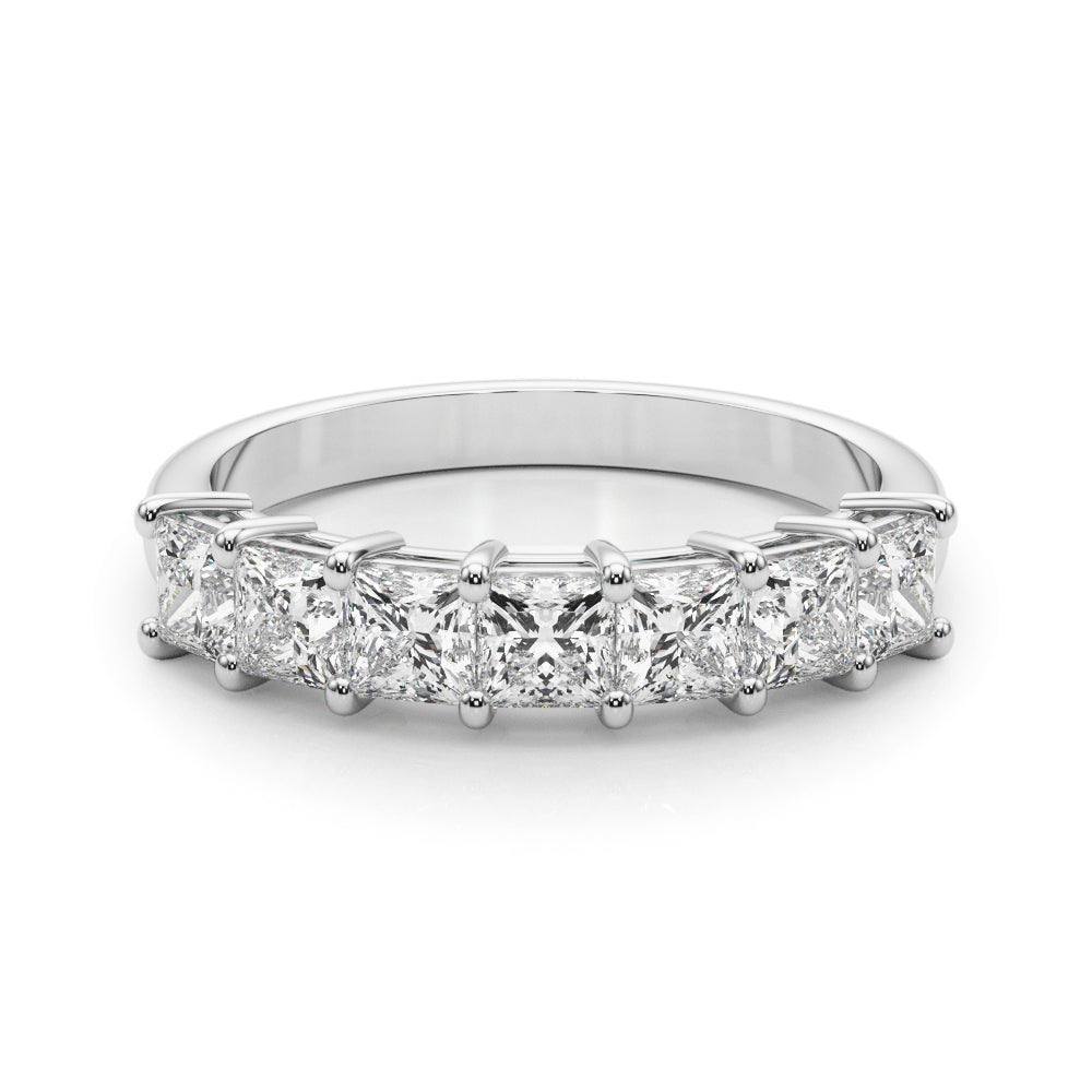 Multi-Diamond Square Engagement Ring