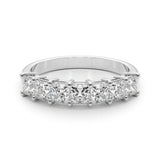 Princess Diamond Multi-Stone Wedding Band