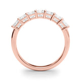 14K Rose Gold 7-Stone Diamond Engagement Ring