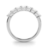 Multi-Diamond Square Engagement Ring