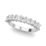 Princess Diamond Multi-Stone Wedding Band