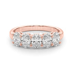 14K Rose Gold Oval Diamond Engagement Ring