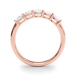 14K Rose Gold Oval Diamond Engagement Ring