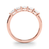 14K Rose Gold Oval Diamond Engagement Ring