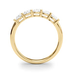 18K Yellow Gold Oval Diamond Wedding Ring