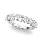 Multi-Diamond Oval Gemstone Ring