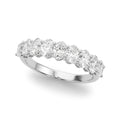 Multi-Diamond Oval Gemstone Ring