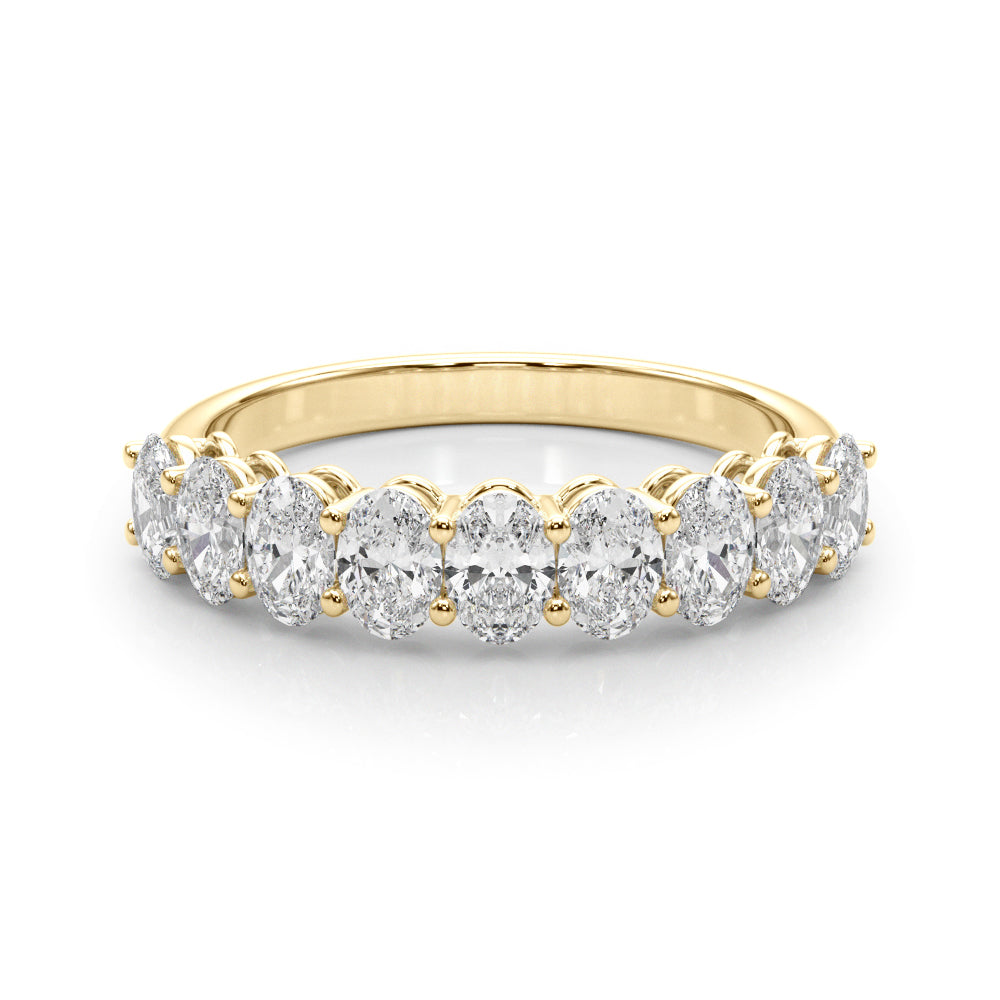 14K Yellow Gold 1.8 CT Oval Diamond Engagement Ring