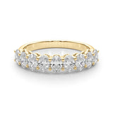 14K Yellow Gold Oval Diamond Wedding Ring