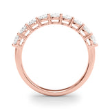 14K Rose Gold Oval Diamond Engagement Ring