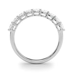 Multi-Diamond Oval Gemstone Ring