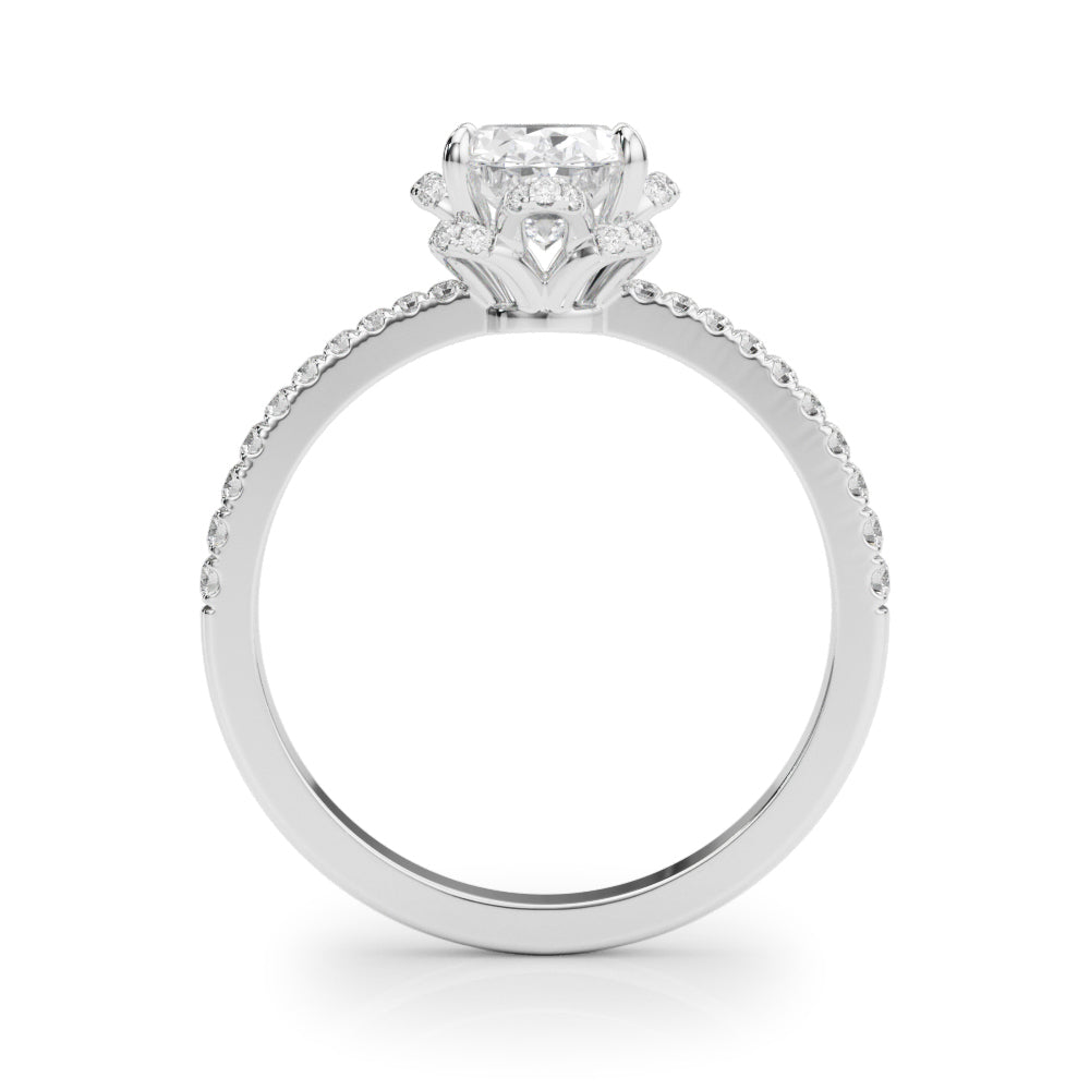 Multi-Diamond Engagement Ring in Precious Metals