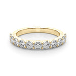 18K Yellow Gold 1 CT Diamond Wedding Band